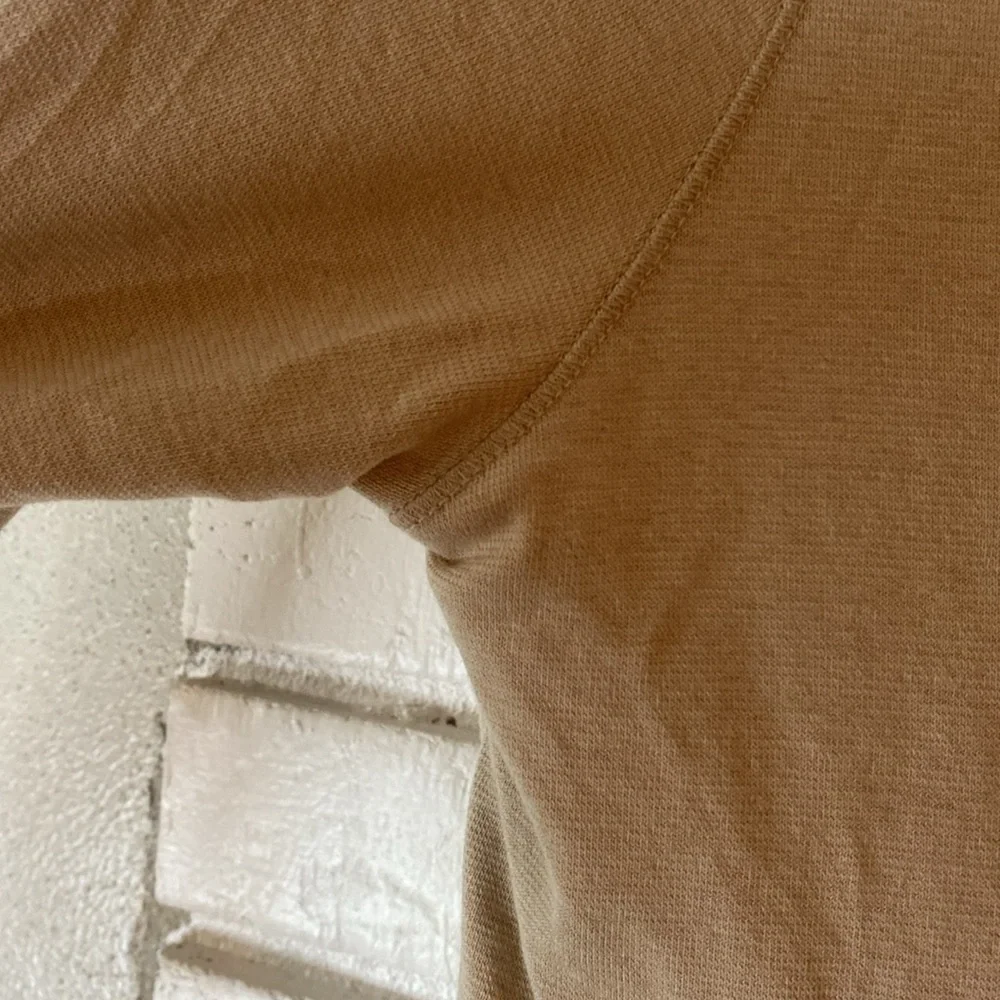 Soft Surroundings #2eg80 Tan collared‎ cardigan